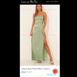 Lucy in the sky maxi dress